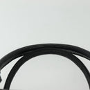 MCM Vicetos Logogram Hand Bag PVC Black Gold Auth bs28959-8