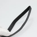 Christian Louboutin Studs Clutch Bag Leather Black Silver Auth bs28961-17