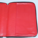 Christian Louboutin Studs Clutch Bag Leather Black Silver Auth bs28961-19