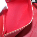 Christian Louboutin Studs Clutch Bag Leather Black Silver Auth bs28961-11