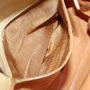 Gianni Versace Shoulder Bag Canvas Leather Yellow gold Auth bs28971-12