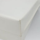 GIVENCHY Chain Shoulder Bag Leather White Silver Auth bs28975-15