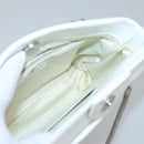 GIVENCHY Chain Shoulder Bag Leather White Silver Auth bs28975-19