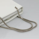 GIVENCHY Chain Shoulder Bag Leather White Silver Auth bs28975-7