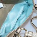 Coach Shoulder Bag Leather Gold Auth bs28981-26