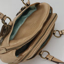 Coach Shoulder Bag Leather Gold Auth bs28981-6