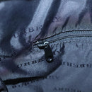 BURBERRY Nova Check Hand Bag Nylon Leather Beige Silver Auth bs28982-15