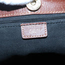 BURBERRY Nova Check Tote Bag PVC Beige gold Auth bs28985-14