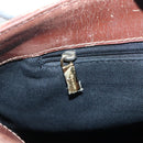 BURBERRY Nova Check Tote Bag PVC Beige gold Auth bs28985-15