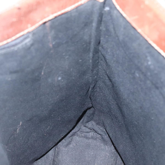 BURBERRY Nova Check Tote Bag PVC Beige gold Auth bs28985