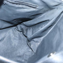 BURBERRY Nova Check Hand Bag Nylon Leather Beige Silver Auth bs28988-16