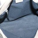 BURBERRY Hand Bag Leather Beige Silver Auth bs28991-11