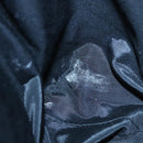 BURBERRY Tote Bag Leather Suede Black Silver Auth bs28992-20