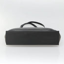 BURBERRY Tote Bag Leather Suede Black Silver Auth bs28992-9