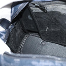 SAINT LAURENT Shoulder Bag Canvas Navy Gold Auth bs28993-19