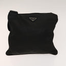 PRADA Shoulder Bag Nylon 4Set Black Khaki Brown Auth bs28995-14