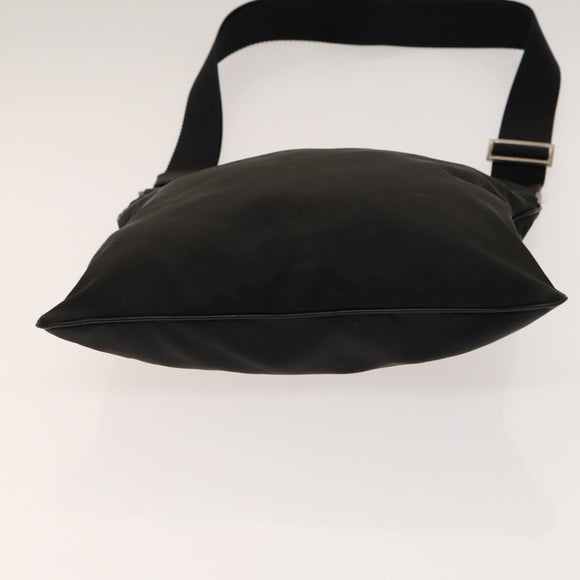 PRADA Shoulder Bag Nylon 4Set Black Khaki Brown Auth bs28995