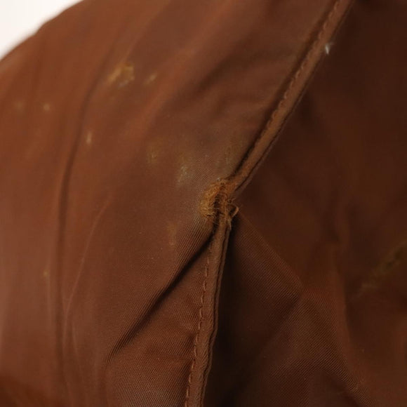 PRADA Shoulder Bag Nylon 4Set Black Khaki Brown Auth bs28995