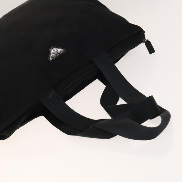 PRADA Shoulder Bag Nylon 4Set Black Khaki Brown Auth bs28995