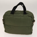 PRADA Shoulder Bag Nylon 4Set Black Khaki Brown Auth bs28995-9