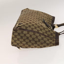 GUCCI GG Canvas Tote Bag 2Set Beige Black Auth bs28996-12