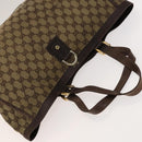 GUCCI GG Canvas Tote Bag 2Set Beige Black Auth bs28996-13