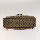 GUCCI GG Canvas Tote Bag 2Set Beige Black Auth bs28996-15