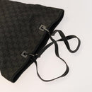 GUCCI GG Canvas Tote Bag 2Set Beige Black Auth bs28996-5