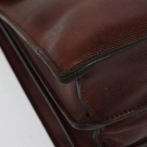 BOTTEGA VENETA Business Bag Leather Brown Auth bs29001
