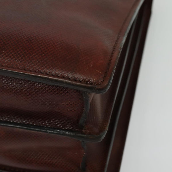 BOTTEGA VENETA Business Bag Leather Brown Auth bs29001