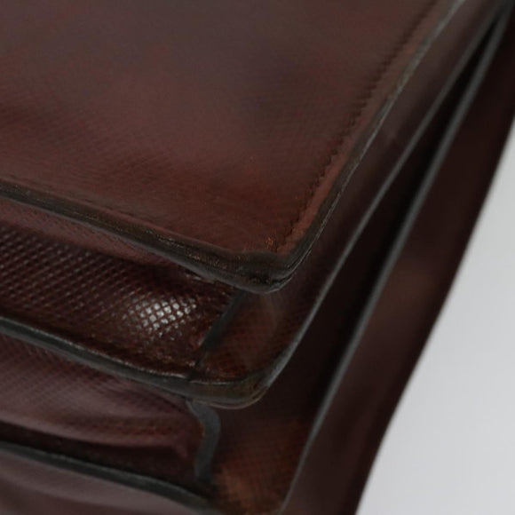 BOTTEGA VENETA Business Bag Leather Brown Auth bs29001