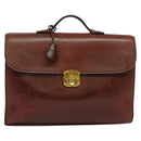 BOTTEGA VENETA Business Bag Leather Brown Auth bs29001-13