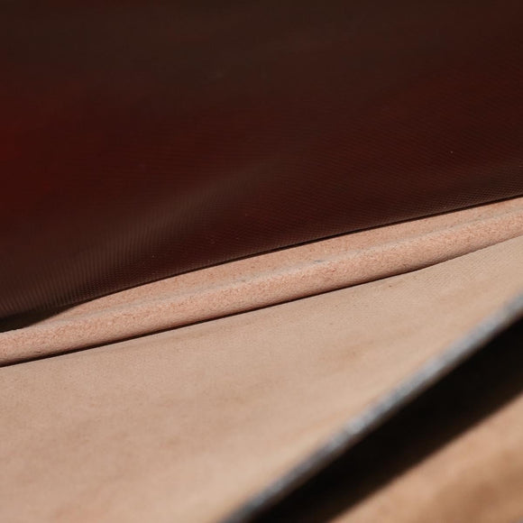 BOTTEGA VENETA Business Bag Leather Brown Auth bs29001