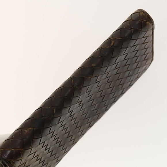 BOTTEGA VENETA Wallet Leather nylon 5Set Brown Black Red Auth bs29005