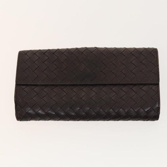 BOTTEGA VENETA Wallet Leather nylon 5Set Brown Black Red Auth bs29005