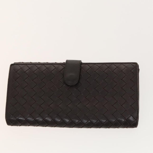 BOTTEGA VENETA Wallet Leather nylon 5Set Brown Black Red Auth bs29005