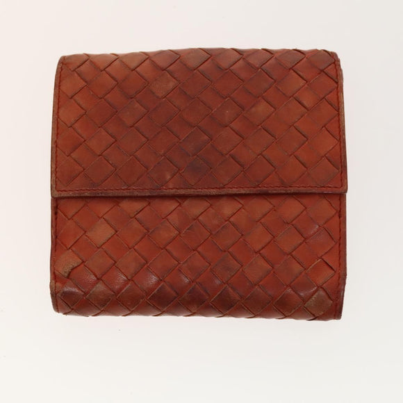 BOTTEGA VENETA Wallet Leather nylon 5Set Brown Black Red Auth bs29005