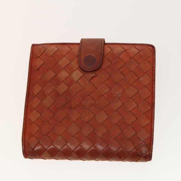 BOTTEGA VENETA Wallet Leather nylon 5Set Brown Black Red Auth bs29005