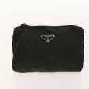 PRADA Pouch Nylon 4Set Green Pink Auth bs29008-12