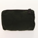 PRADA Pouch Nylon 4Set Green Pink Auth bs29008-13