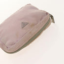 PRADA Pouch Nylon 4Set Green Pink Auth bs29008-19