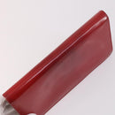 LOEWE Wallet Leather 4Set Beige Red black Auth bs29011-23