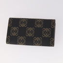 LOEWE Wallet Leather 4Set Beige Red black Auth bs29011-3