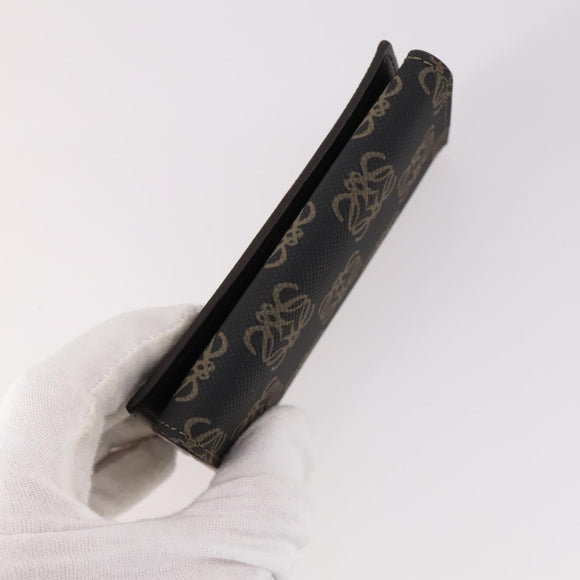 LOEWE Wallet Leather 4Set Beige Red black Auth bs29011