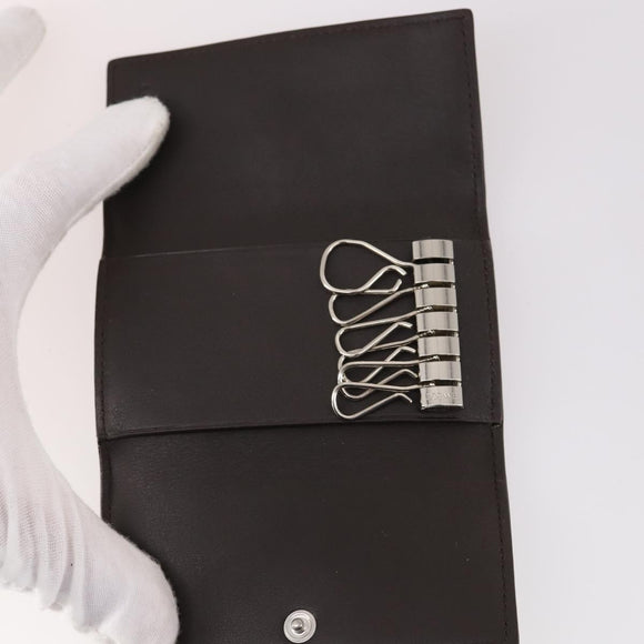 LOEWE Wallet Leather 4Set Beige Red black Auth bs29011