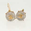 CHANEL Earring metal 4Set Gold CC Auth bs29012-7
