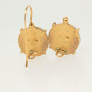 CHANEL Earring metal 4Set Gold CC Auth bs29012-8
