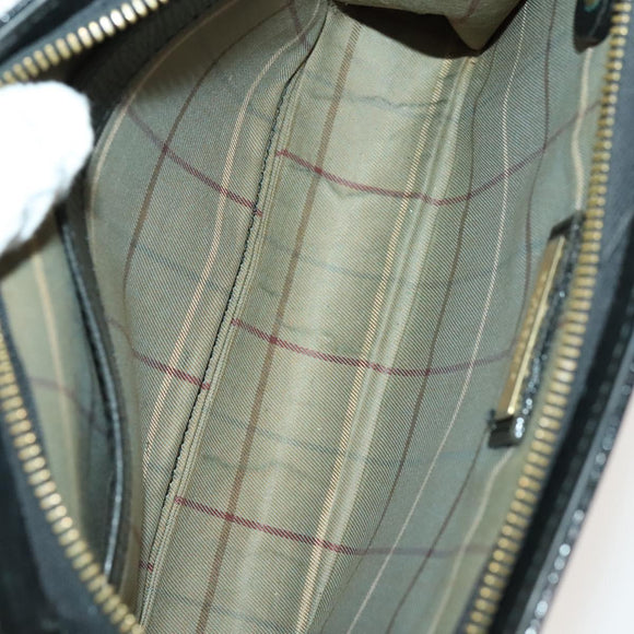 BURBERRY Clutch Bag Canvas Leather 4Set Beige Brown black Auth bs29014