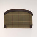 BURBERRY Clutch Bag Canvas Leather 4Set Beige Brown black Auth bs29014-18