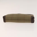 BURBERRY Clutch Bag Canvas Leather 4Set Beige Brown black Auth bs29014-20